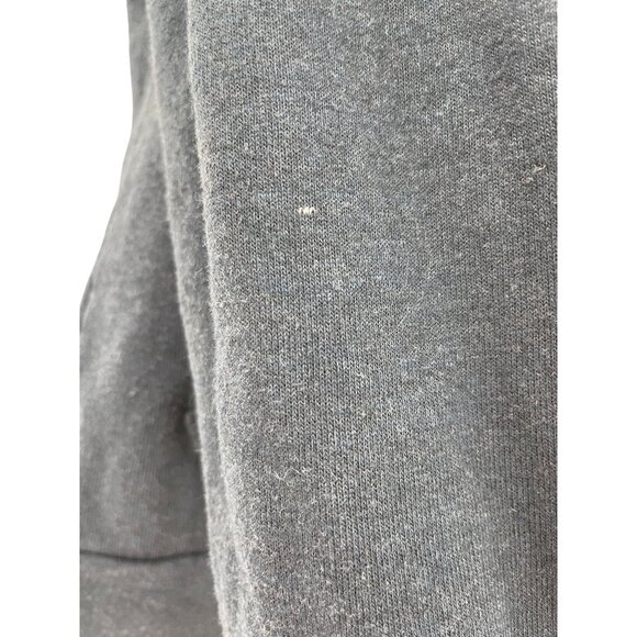 Aviator Nation Vintage-Look Gray Hoodie Rainbow Stripes & Front Zip Closure - Picture 5 of 10